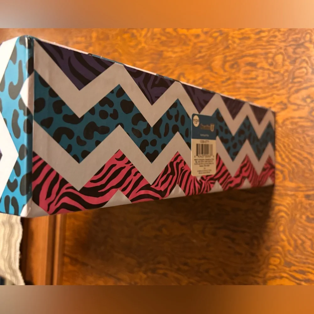 Zebra Print File Organizer